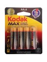 Paquete de 4 Pilas  Pilas alcalinas Kodak MAX AA LR6 (4)