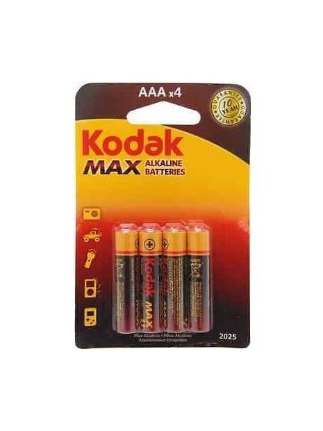 Pilas alcalinas Kodak MAX AAA LR3 (4)
