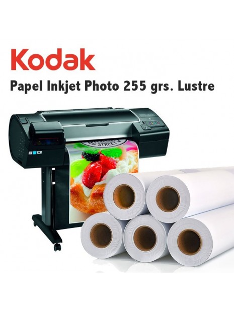 Papel Inkjet Photo 255 grs. Photo Paper Lustre 40,6 cm. x  30,5 m.