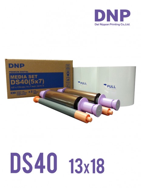 Papel Térmico DNP DS40 2L 13x18