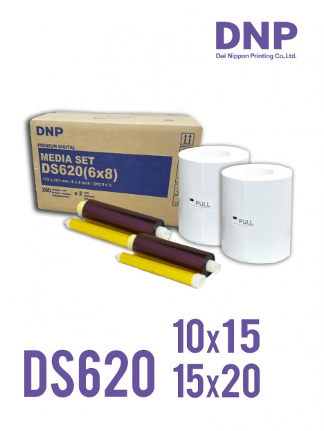 Papel Térmico DNP DS620 15x20 y 10x15