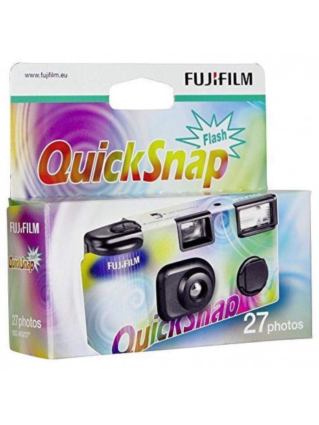 Cámara Fujifilm de un solo uso Quicksnap Flash